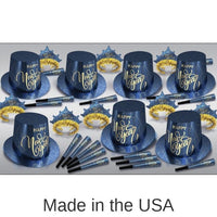 Midnight Blue New Year Party Kit for 50 People