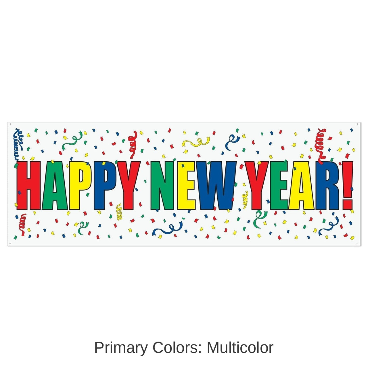 12 Pack Bulk Happy New Year Sign Banner