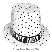 25 Pack Bulk New Year Tux Hi-Hat