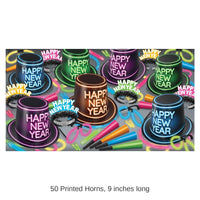 Glowing New Year Party Kit for 50 People