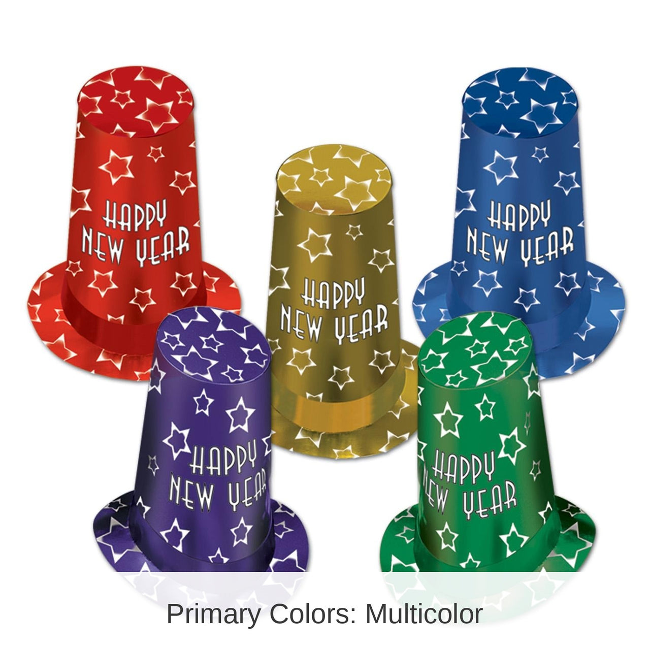 10 Pack Bulk New Year Super Hi-Hats