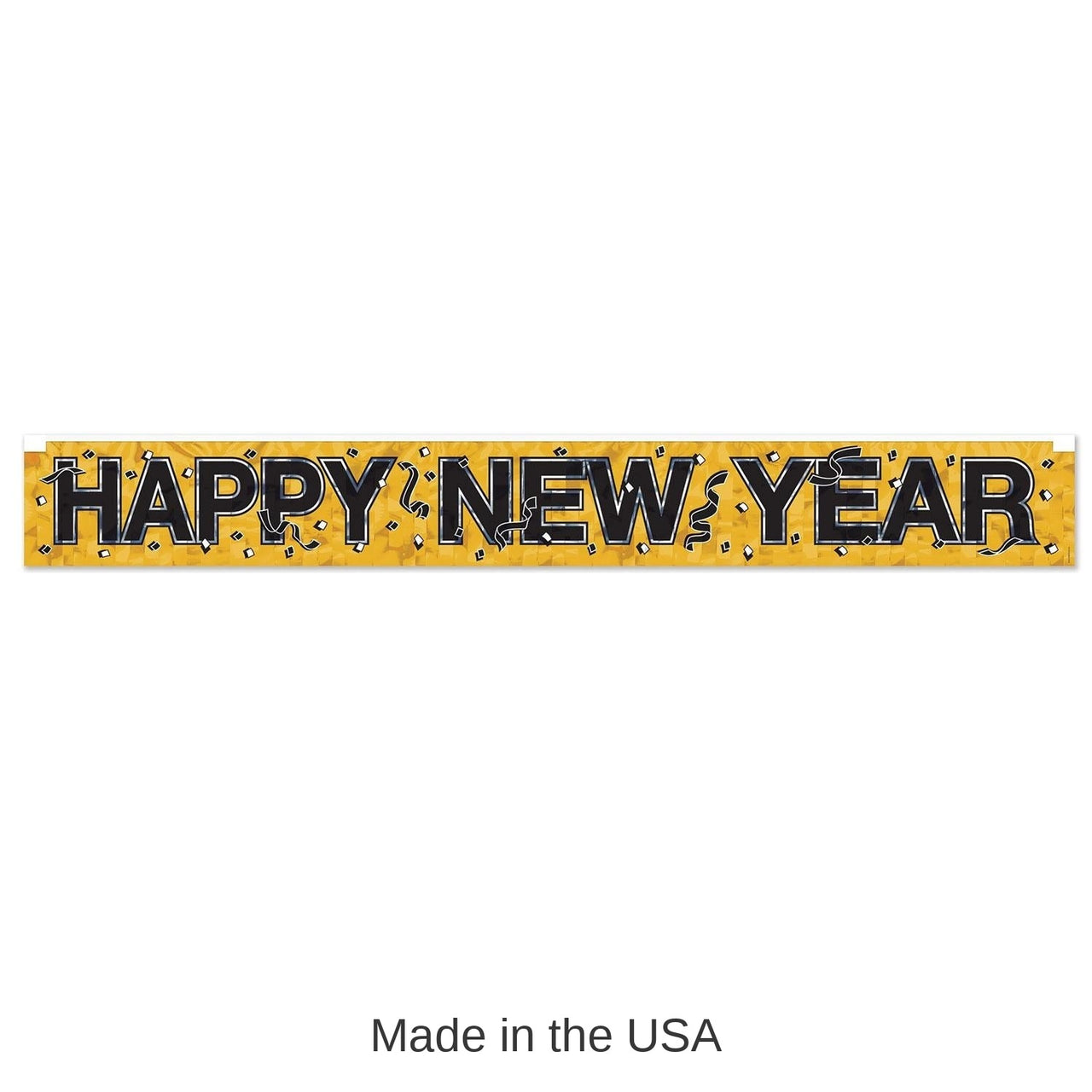 12 Pack Bulk Metallic Happy New Year Fringe Banner`)