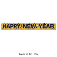 12 Pack Bulk Metallic Happy New Year Fringe Banner`)