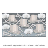 Diamond Happy New Year New Year's Eve Party Kit for 50 People