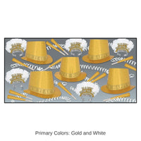 Topaz Happy New Year New Year's Eve Party Kit for 50 People
