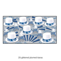 Arctic Blue New Year's Eve Party Kit for 50 People
