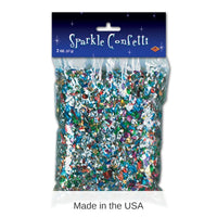 50 Pack Bulk New Year's Eve Packaged Sparkle Confetti (2 Oz/Pkg)