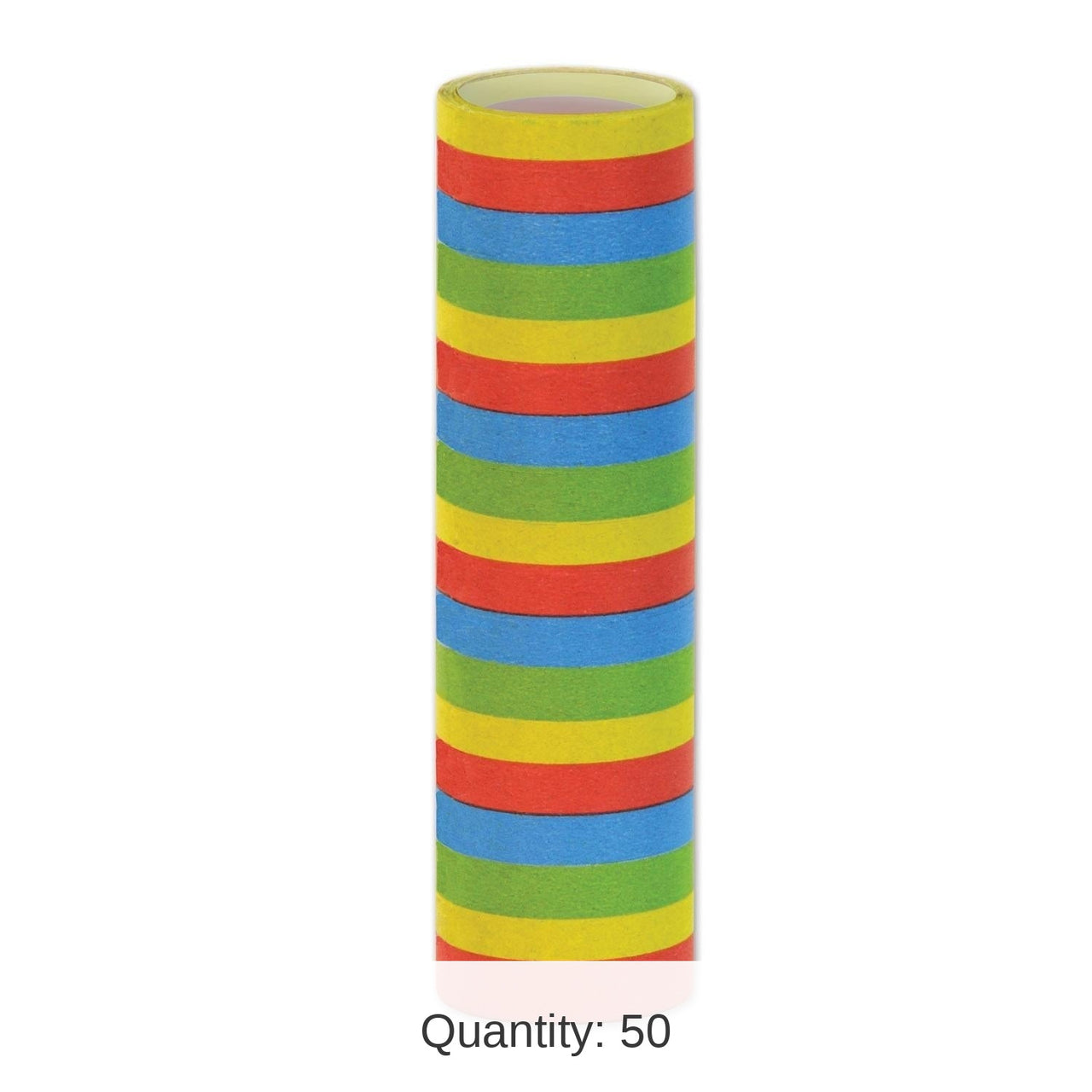 50 Pack Bulk New Year's Eve FR Serpentine Throws- multi-color 18/Roll