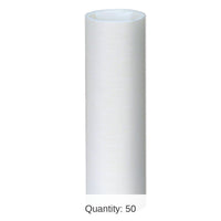 50 Pack Bulk New Year's Eve FR Serpentine Throws - white 18/Roll