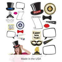 144 Pack Bulk New Year Photo Fun Signs