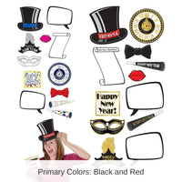 144 Pack Bulk New Year Photo Fun Signs