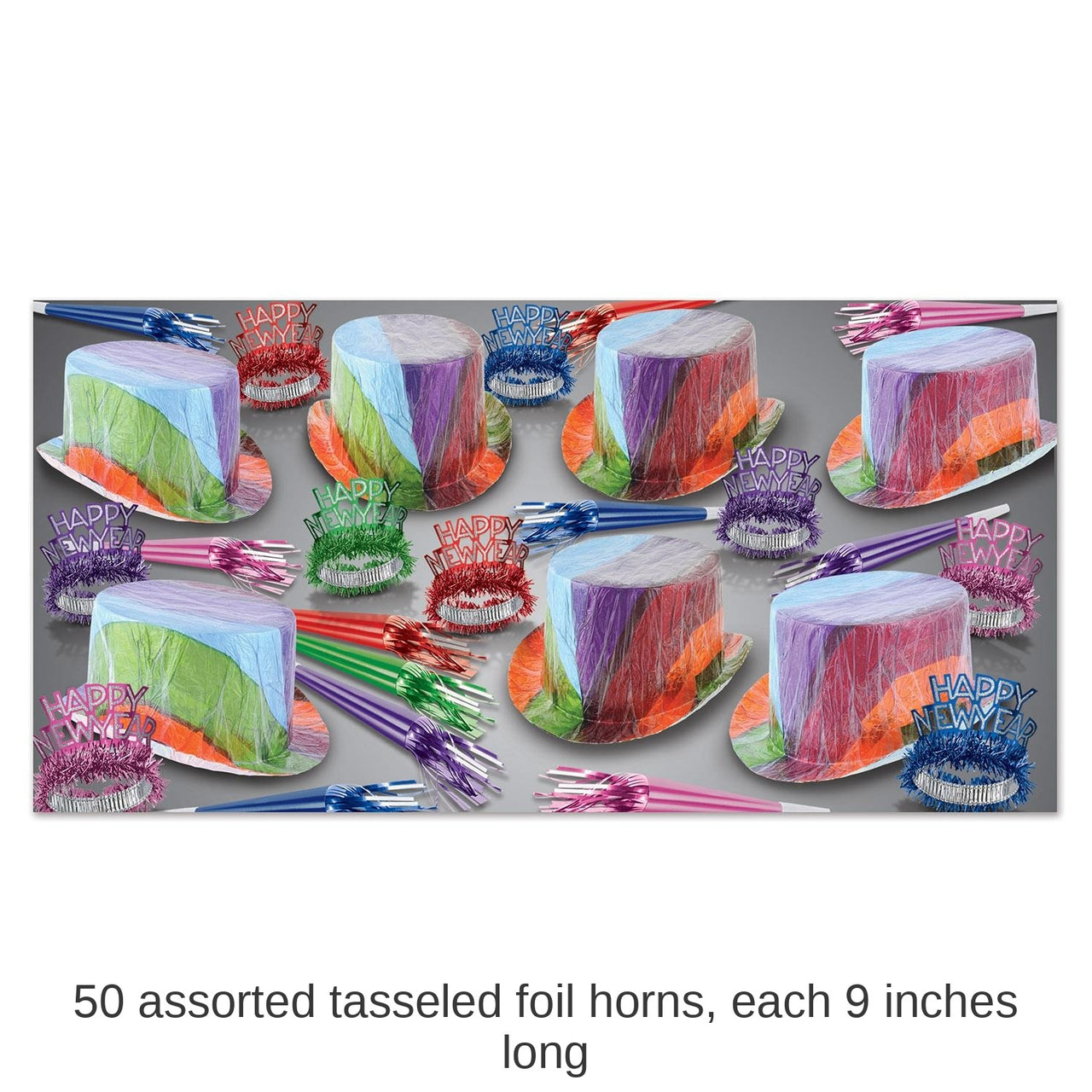 Classic New Year's Eve Party Kit for 50 People
