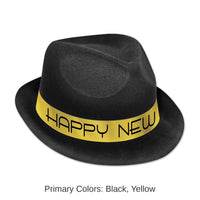 25 Pack Bulk New Year's Eve Chairman Gold Hat