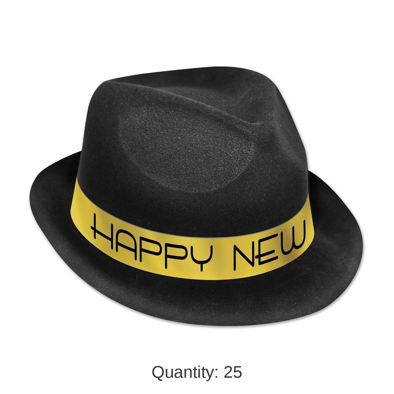 25 Pack Bulk New Year's Eve Chairman Gold Hat