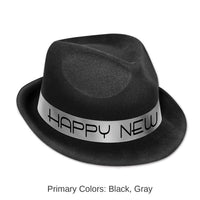 25 Pack Bulk New Year's Eve Chairman Silver Hat