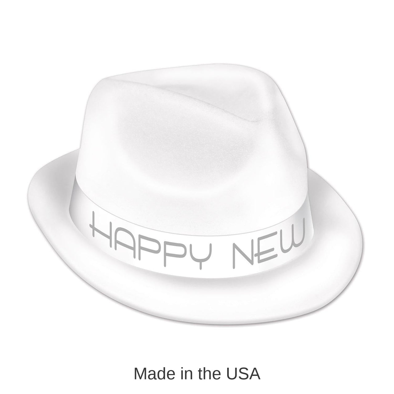 25 Pack Bulk New Year's Eve Chairman White Hat