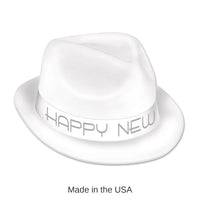 25 Pack Bulk New Year's Eve Chairman White Hat