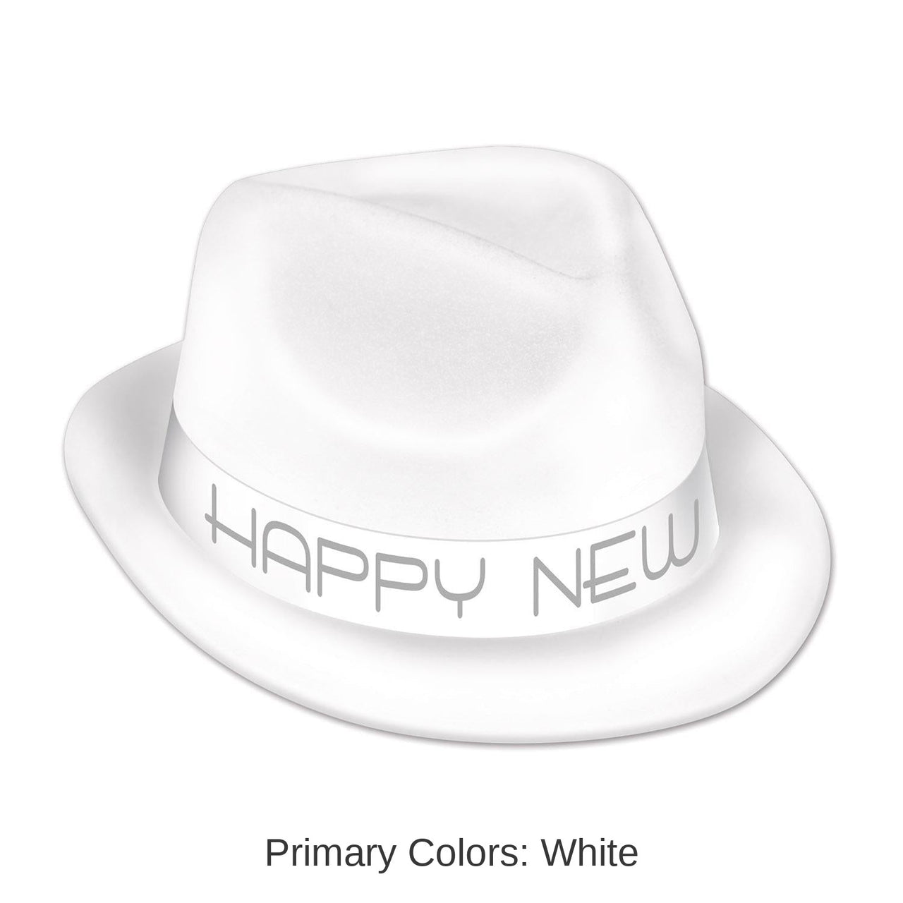 25 Pack Bulk New Year's Eve Chairman White Hat
