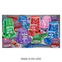 Super Hi-Hat New Year's Eve Party Kit for 50 People