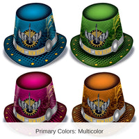 25 Pack Bulk New Year's Eve Rock The New Year Hi-Hats