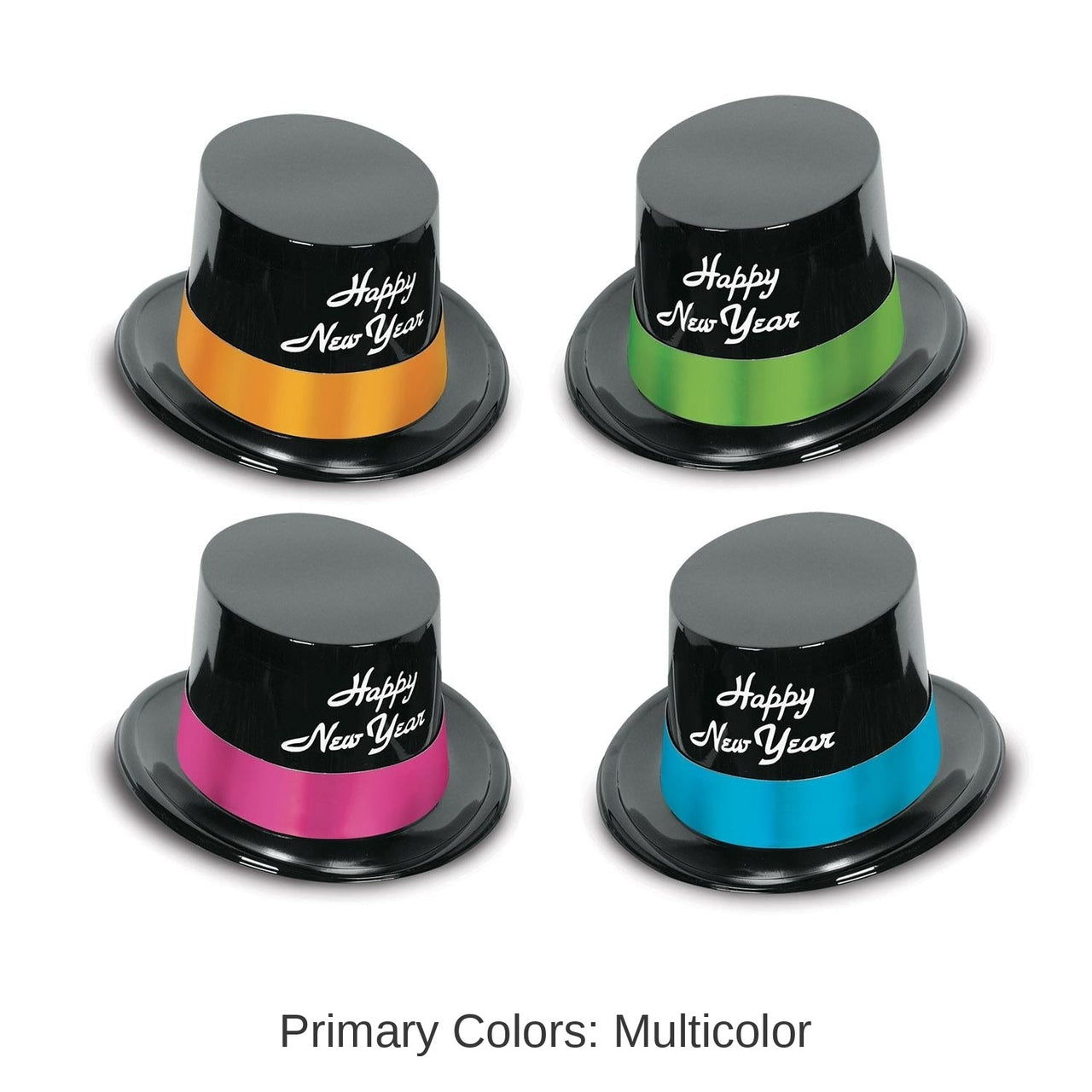 25 Pack Bulk New Year's Eve Neon Legacy Toppers