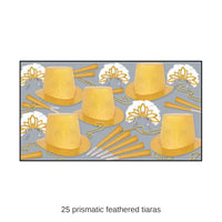 New Year's Eve Topaz Party Kit for 50 people