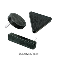 20 Pack Bulk New Year's Eve Racket Raise 'N Noisemakers black