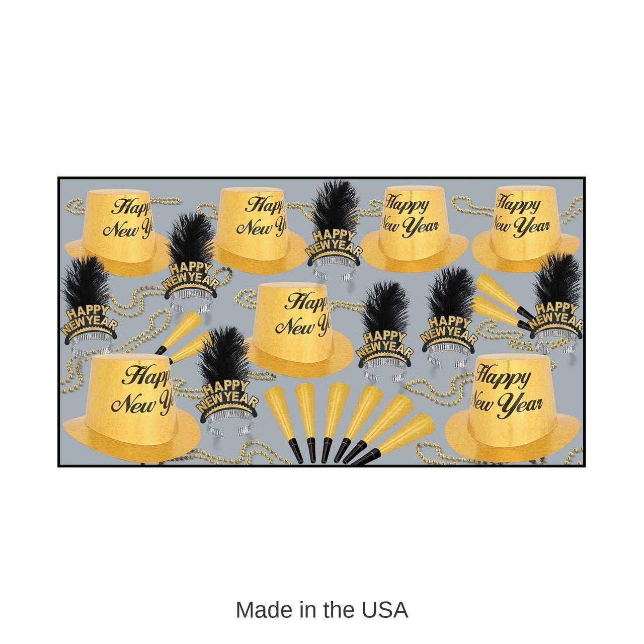 Topaz New Year's Eve Party Kit for 50 People