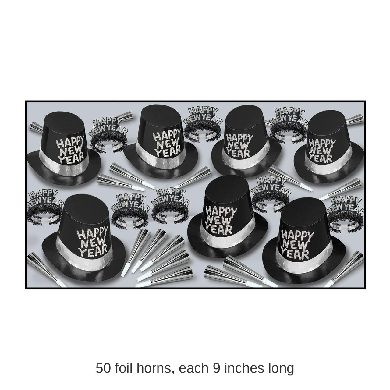 Black Tie New Year's Eve Party Kit for 50 People
