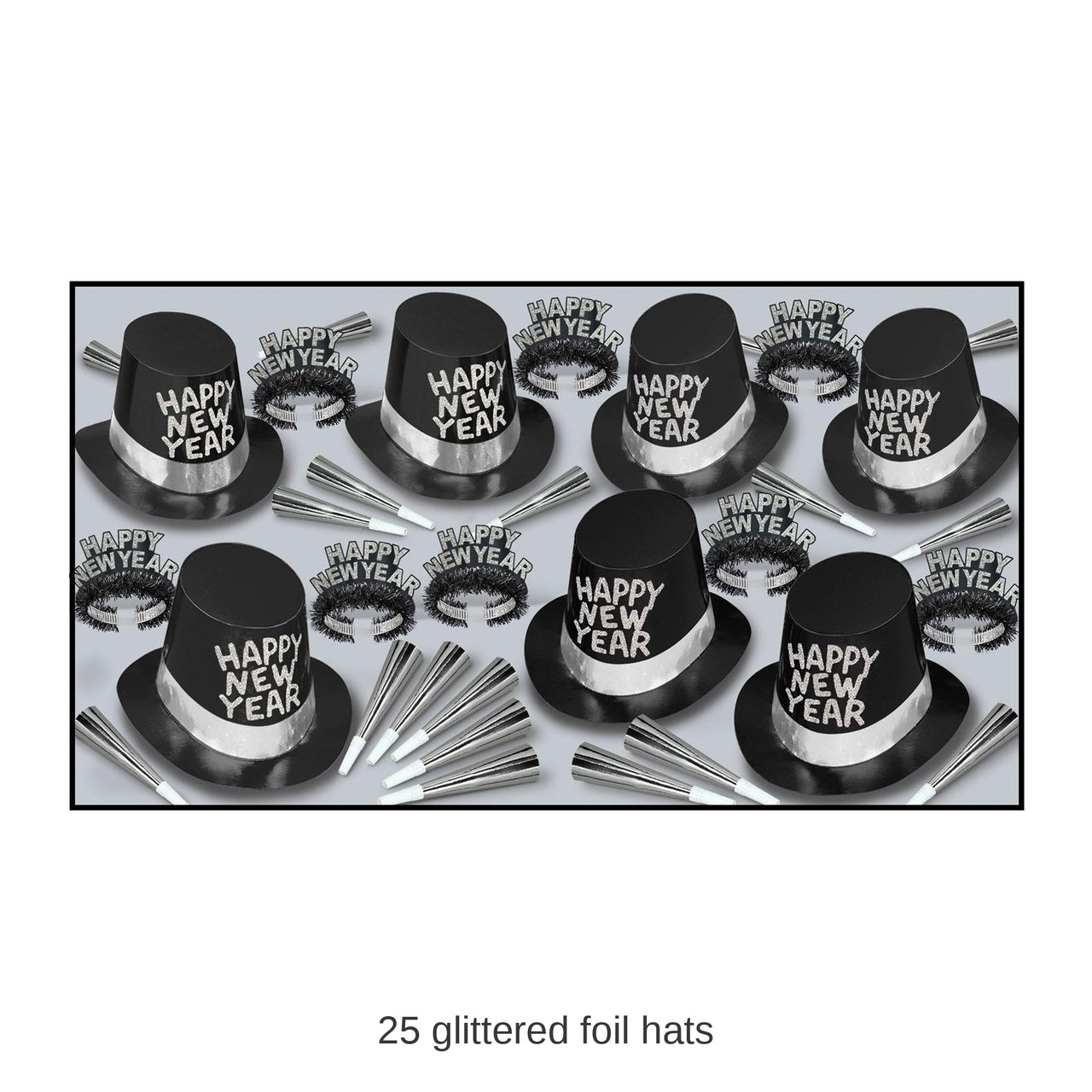 Black Tie New Year's Eve Party Kit for 50 People