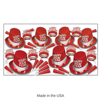 Simply Red New Year's Eve Party Kit for 50 People