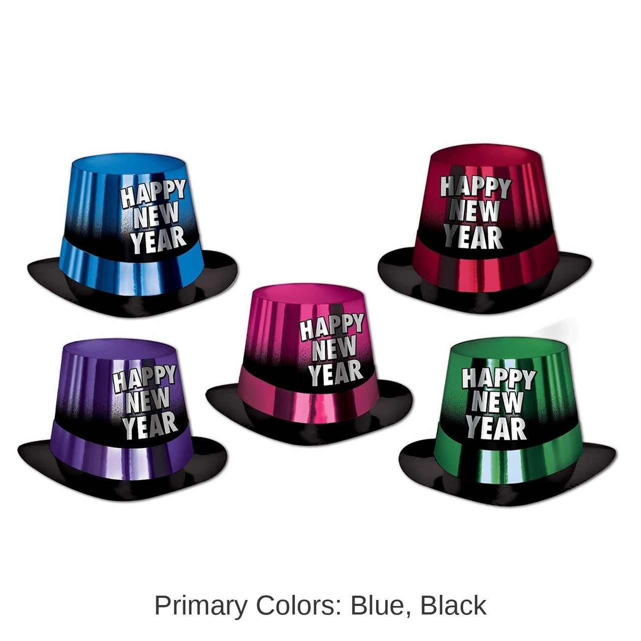 25 Pack Bulk Entertainer New Years Party Hi-Hats