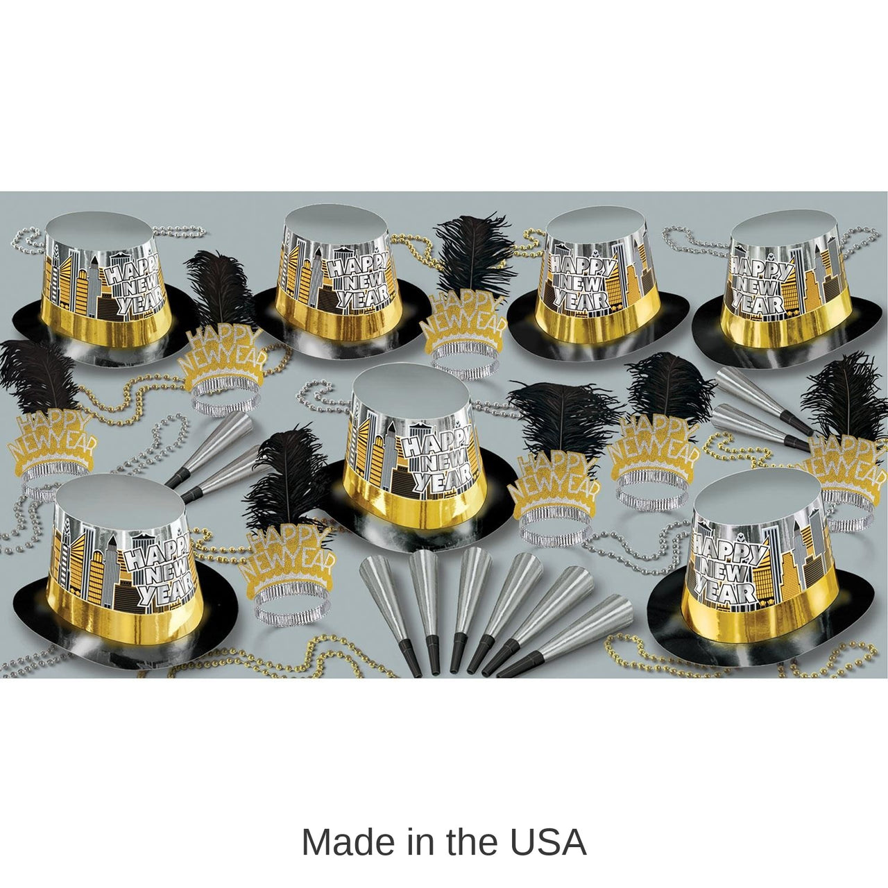 Toast Of The Town New Year's Eve Party Kit for 50 People