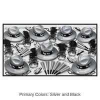 Silver Swing New Year's Eve Party Kit for 50 People
