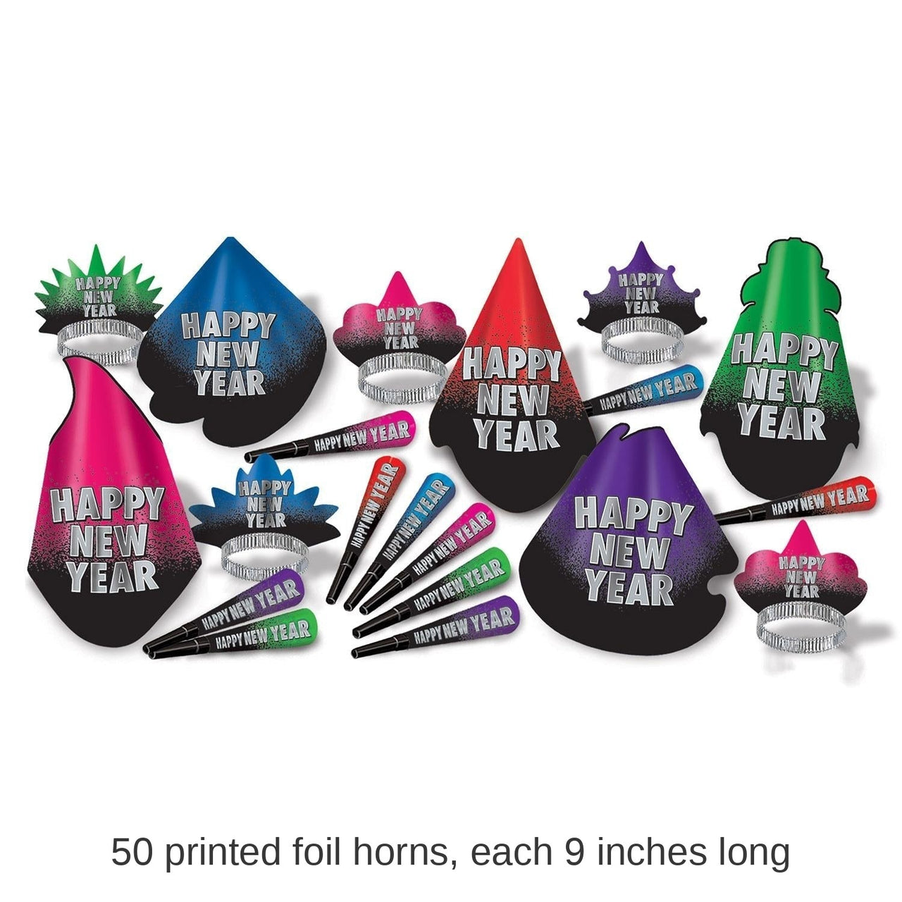 New Year Resolution New Year's Eve Party Kit for 50 People