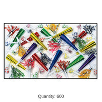 600 Pack Bulk New Year's Eve Packaged Rumpus Noisemaker Assortment