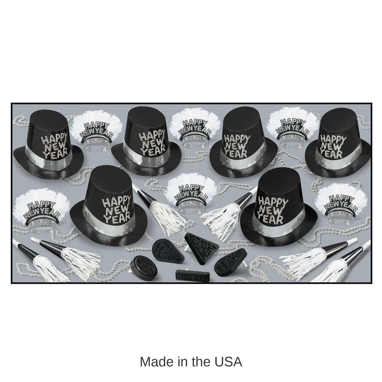 Tuxedo-Nite New Year's Eve Party Kit for 50 People