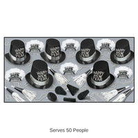 Tuxedo-Nite New Year's Eve Party Kit for 50 People
