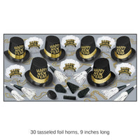 Midnite Hour New Year's Eve Party Kit for 50 People