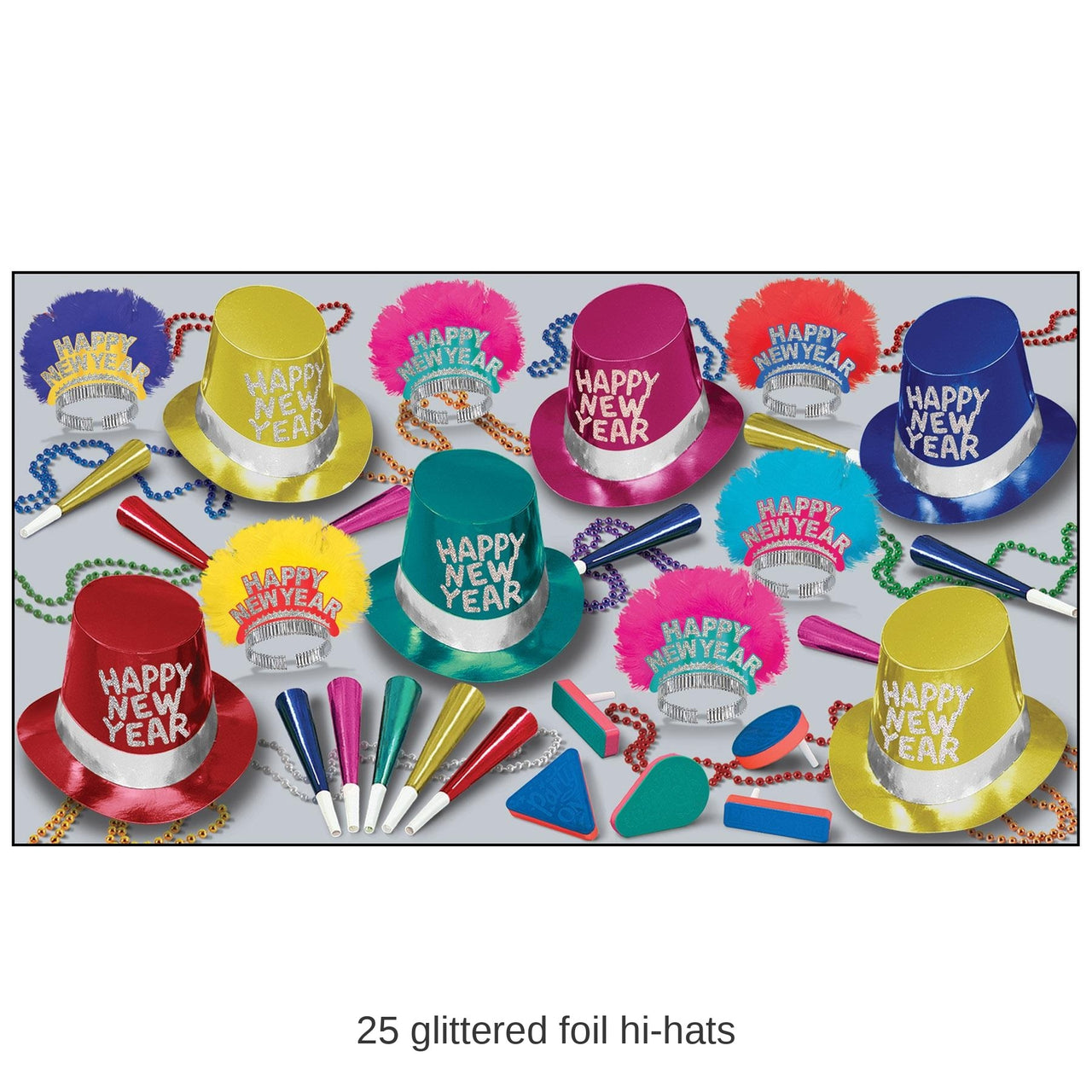 Monte Carlo New Year's Eve Party Kit for 50 People