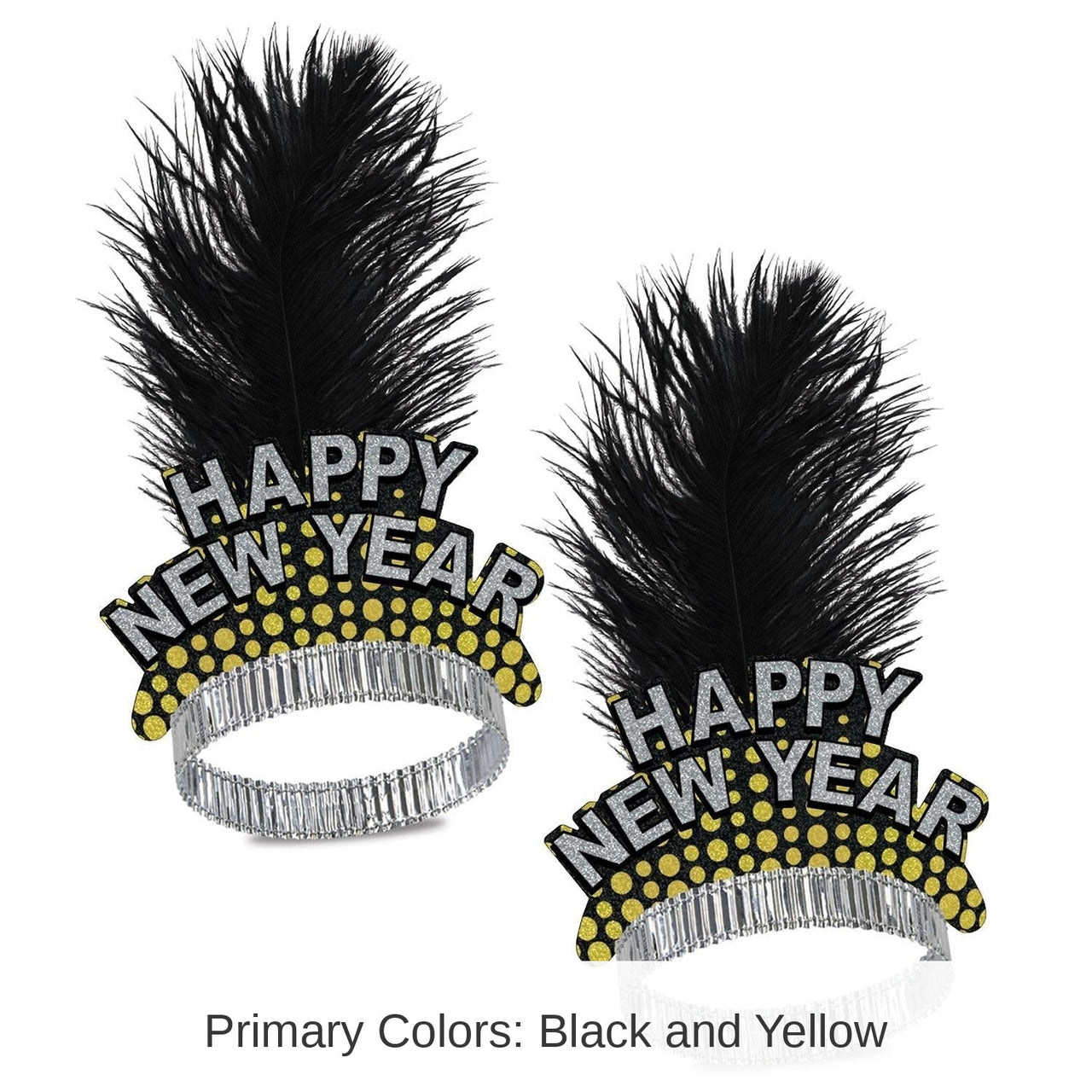 50 Pack Bulk Silver/Gold Cheers To The New Year Tiara