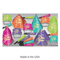 New Year's Eve Neon Burst Party Kit for 10