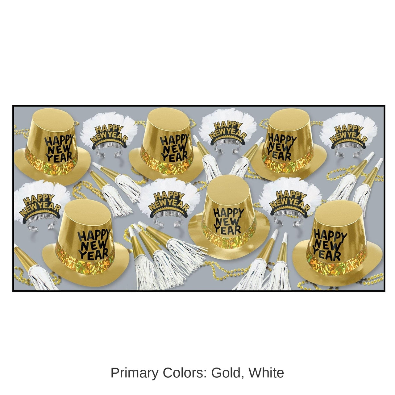 Gold Rush Party Kit for 25 People