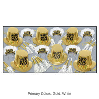 Gold Rush Party Kit for 25 People