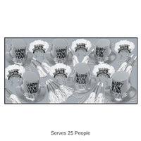 New Year's Eve Platinum Party Kit for 25 People
