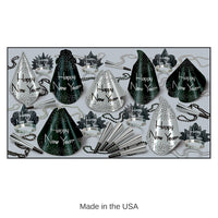 Sparkling Silver New Year's Eve Party Kit for 50 People