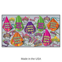 Color-Brite New Year's Eve Party Kit for 50 People
