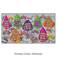 Color-Brite New Year's Eve Party Kit for 50 People