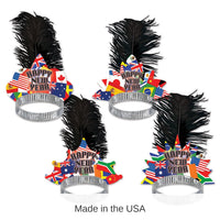 50 Pack Bulk New Year's Eve International Tiara