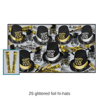 Midnite Thunder New Year's Eve Party Kit for 50 People